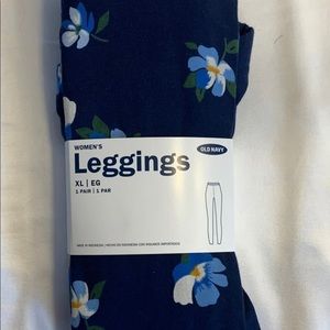 Old Navy Mid-Rise Leggings XL Blue